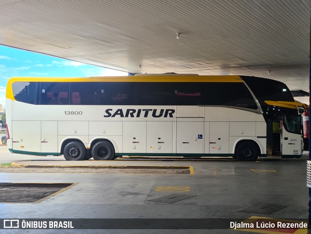 Saritur - Santa Rita Transporte Urbano e Rodoviário 13800 na cidade de Pouso Alegre, Minas Gerais, Brasil, por Djalma Lúcio Rezende. Número da foto: #12859455.