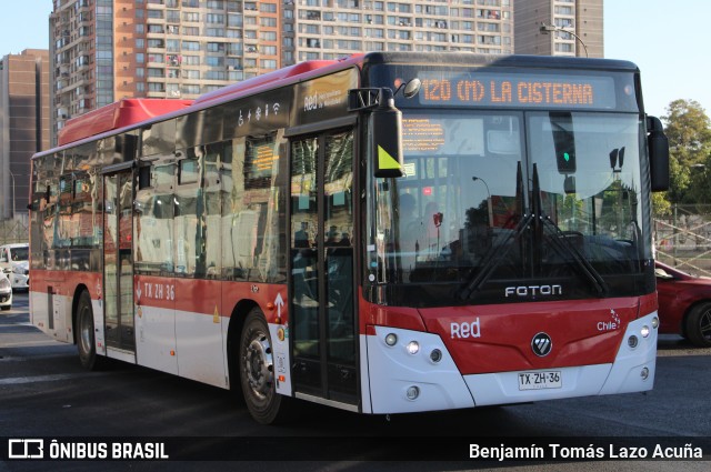 Buses Alfa S.A. TXZH36 na cidade de Estación Central, Santiago, Metropolitana de Santiago, Chile, por Benjamín Tomás Lazo Acuña. Número da foto: #12860335.