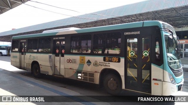 Aliança Transportes Urbanos 21415 na cidade de Fortaleza, Ceará, Brasil, por FRANCISCO WALLACE. Número da foto: #12859722.