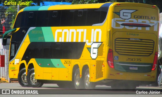 Empresa Gontijo de Transportes 25035 na cidade de Goiânia, Goiás, Brasil, por Carlos Júnior. Número da foto: #12859548.