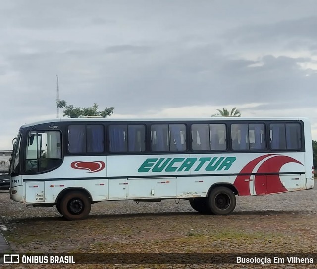 Eucatur - Empresa União Cascavel de Transportes e Turismo 4147 na cidade de Vilhena, Rondônia, Brasil, por Busologia Em Vilhena. Número da foto: #12860083.