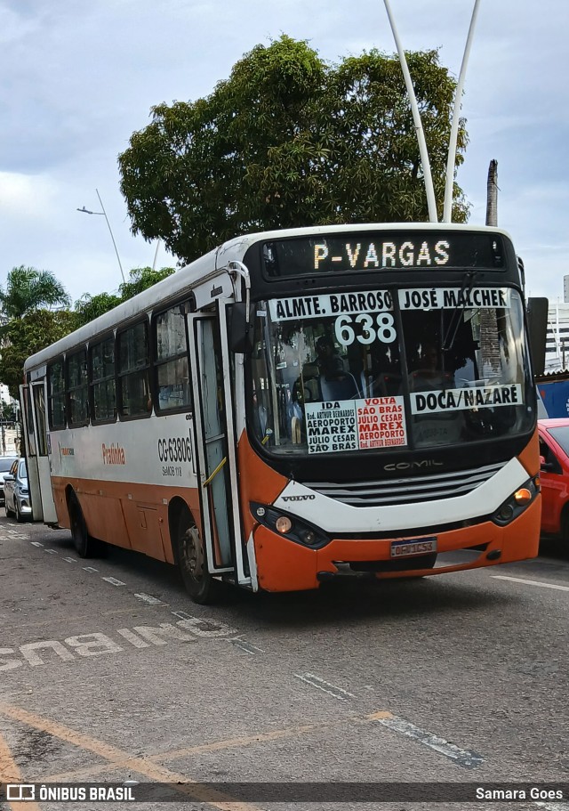 Transcol CG-63806 na cidade de Belém, Pará, Brasil, por Samara Goes. Número da foto: #12858976.