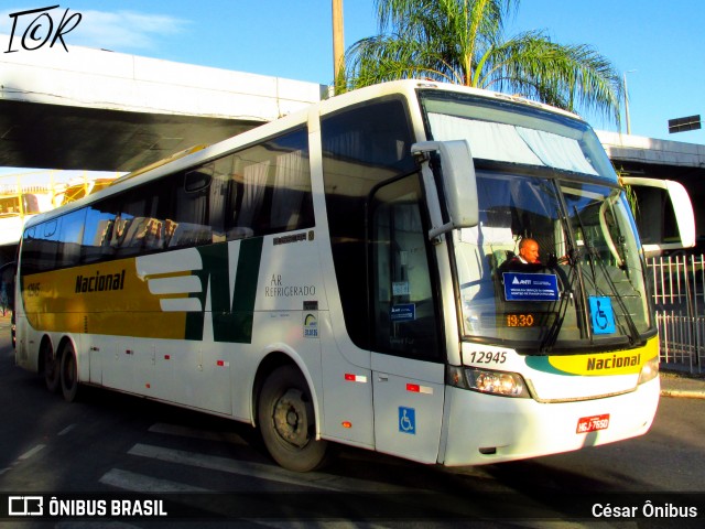 Viação Nacional 12945 na cidade de Belo Horizonte, Minas Gerais, Brasil, por César Ônibus. Número da foto: #12862838.