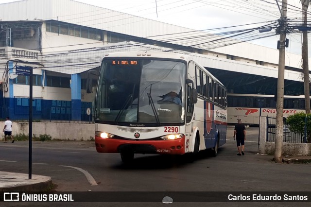 Viação São Cristóvão 2290 na cidade de São João del Rei, Minas Gerais, Brasil, por Carlos Eduardo Santos. Número da foto: #12861301.