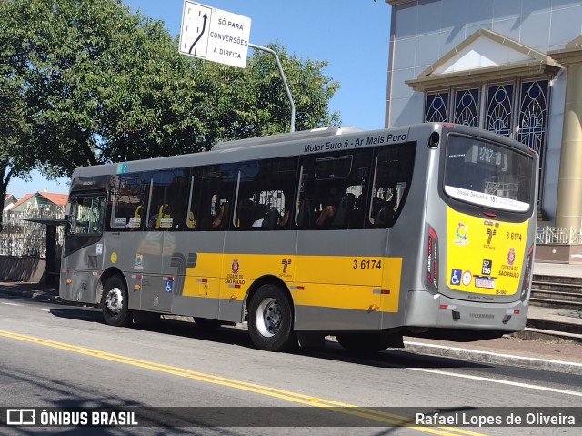 Transunião Transportes 3 6174 na cidade de São Paulo, São Paulo, Brasil, por Rafael Lopes de Oliveira. Número da foto: #12861275.