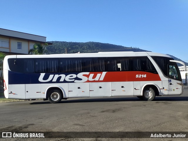 Unesul de Transportes 5214 na cidade de Osório, Rio Grande do Sul, Brasil, por Adalberto Junior. Número da foto: #12863263.