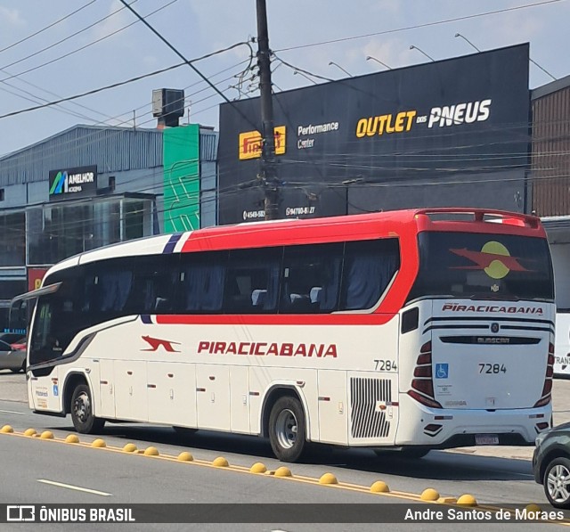 Viação Piracicabana 7284 na cidade de Mauá, São Paulo, Brasil, por Andre Santos de Moraes. Número da foto: #12862001.