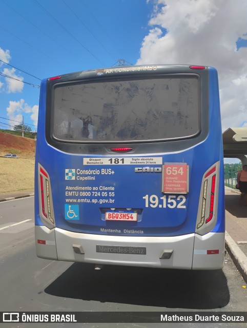 Transportes Capellini 19.152 na cidade de Campinas, São Paulo, Brasil, por Matheus Duarte Souza. Número da foto: #12862390.