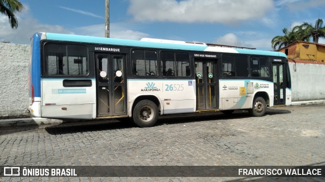 Maraponga Transportes 26525 na cidade de Fortaleza, Ceará, Brasil, por FRANCISCO WALLACE. Número da foto: #12862227.