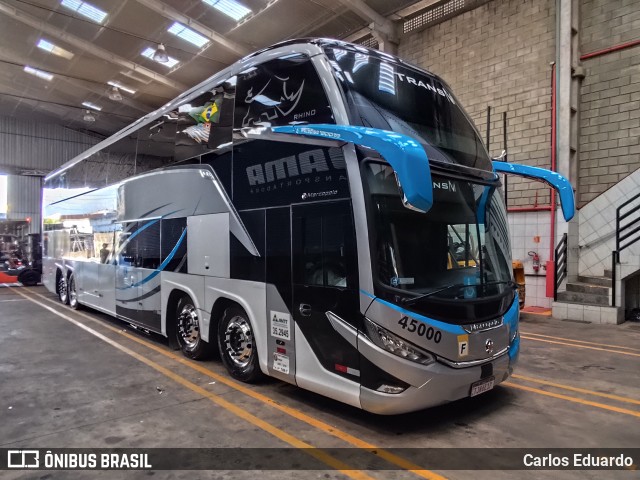 TransNi Transporte e Turismo 45000 na cidade de São Vicente, São Paulo, Brasil, por Carlos Eduardo. Número da foto: #12863044.