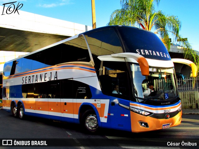 Viação Sertaneja 20247 na cidade de Belo Horizonte, Minas Gerais, Brasil, por César Ônibus. Número da foto: #12862832.