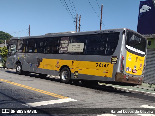 Transunião Transportes 3 6147 na cidade de São Paulo, São Paulo, Brasil, por Rafael Lopes de Oliveira. Número da foto: #12861285.