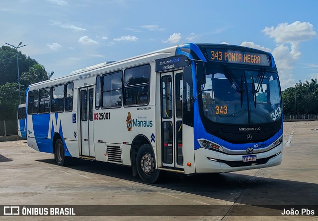 Viação São Pedro 0325001 na cidade de Manaus, Amazonas, Brasil, por João Pbs. Número da foto: #12860897.