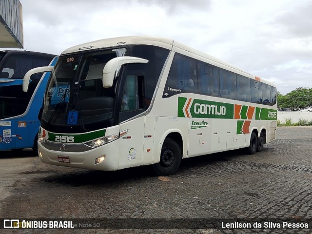 Empresa Gontijo de Transportes 21515 na cidade de Caruaru, Pernambuco, Brasil, por Lenilson da Silva Pessoa. Número da foto: #12862410.
