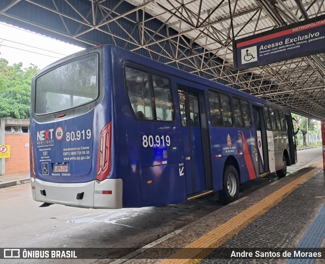 Next Mobilidade - ABC Sistema de Transporte 80.919 na cidade de Santo André, São Paulo, Brasil, por Andre Santos de Moraes. Número da foto: #12861933.