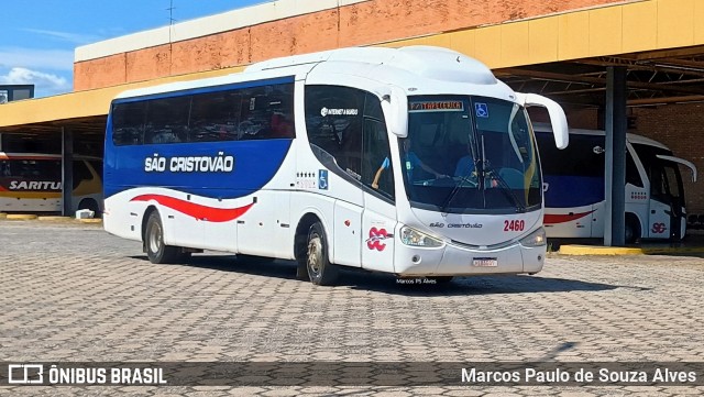 Viação São Cristóvão 2460 na cidade de Divinópolis, Minas Gerais, Brasil, por Marcos Paulo de Souza Alves. Número da foto: #12860781.