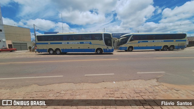 Viação Novo Horizonte 1034311 na cidade de Barra da Estiva, Bahia, Brasil, por Flávio  Santos. Número da foto: #12861130.