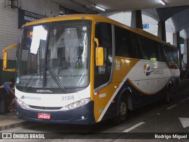 Viação Progresso 31308 na cidade de Volta Redonda, Rio de Janeiro, Brasil, por Rodrigo Miguel. Número da foto: #12862725.