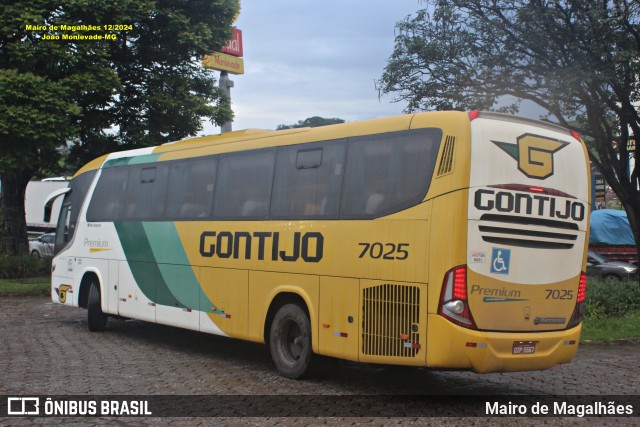 Empresa Gontijo de Transportes 7025 na cidade de João Monlevade, Minas Gerais, Brasil, por Mairo de Magalhães. Número da foto: #12861433.