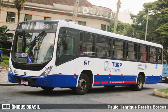 Turb Petrópolis > Turp -Transporte Urbano de Petrópolis 6711 na cidade de Petrópolis, Rio de Janeiro, Brasil, por Paulo Henrique Pereira Borges. Número da foto: #12861890.