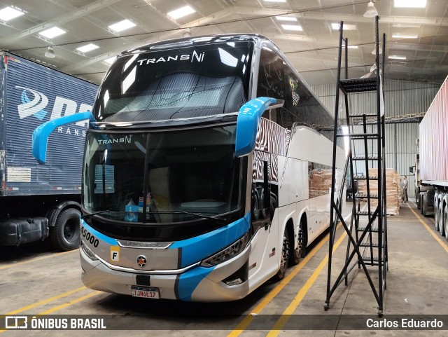 TransNi Transporte e Turismo 45000 na cidade de São Vicente, São Paulo, Brasil, por Carlos Eduardo. Número da foto: #12863036.