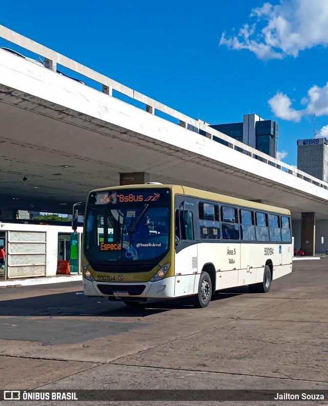BsBus Mobilidade 500194 na cidade de Brasília, Distrito Federal, Brasil, por Jailton Souza. Número da foto: #12861703.