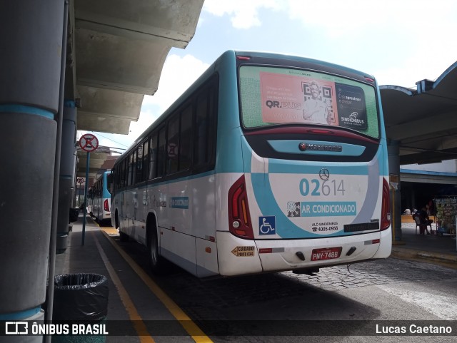 Viação Fortaleza 02614 na cidade de Fortaleza, Ceará, Brasil, por Lucas Caetano. Número da foto: #12861418.