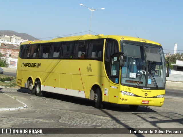 Viação Itapemirim 5727 na cidade de Caruaru, Pernambuco, Brasil, por Lenilson da Silva Pessoa. Número da foto: #12862535.