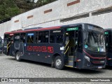 Transportes Única Petrópolis RJ 163.003 na cidade de Petrópolis, Rio de Janeiro, Brasil, por Samuel Fernando. Número da foto: #12862800.