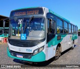 Autotrans Transportes Urbanos e Rodoviários 7334 na cidade de Uberlândia, Minas Gerais, Brasil, por Samuel Ribeiro. Número da foto: #12863149.