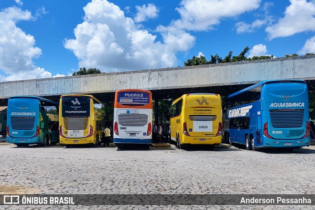 Viação Águia Branca 51300 na cidade de Campos dos Goytacazes, Rio de Janeiro, Brasil, por Anderson Pessanha. Número da foto: #12863535.