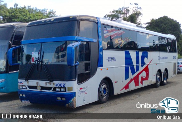 NS Turismo 3002 na cidade de Salvador, Bahia, Brasil, por Ônibus Ssa. Número da foto: #12864737.