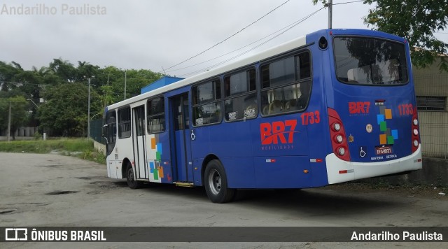 BR7 Mobilidade 1733 na cidade de São Bernardo do Campo, São Paulo, Brasil, por Andarilho Paulista. Número da foto: #12863909.