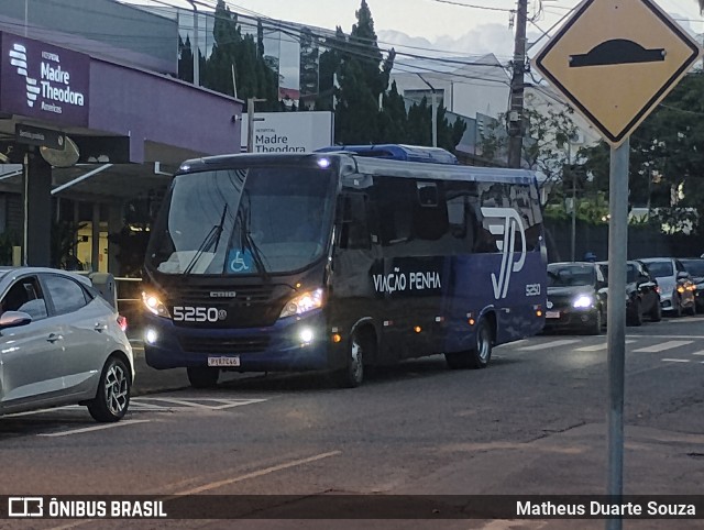 Auto Viação Penha 5250 na cidade de Campinas, São Paulo, Brasil, por Matheus Duarte Souza. Número da foto: #12865858.