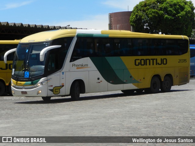 Empresa Gontijo de Transportes 21315 na cidade de Vitória da Conquista, Bahia, Brasil, por Wellington de Jesus Santos. Número da foto: #12866000.
