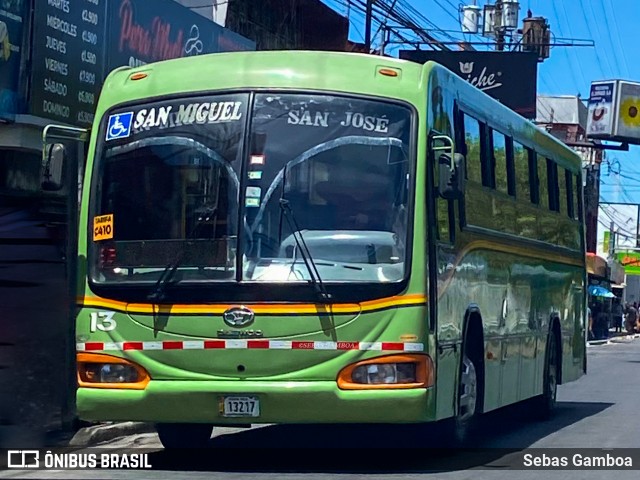 Buses San Miguel Higuito BUSMI 13 na cidade de Desamparados, San José, Costa Rica, por Sebas Gamboa. Número da foto: #12864650.