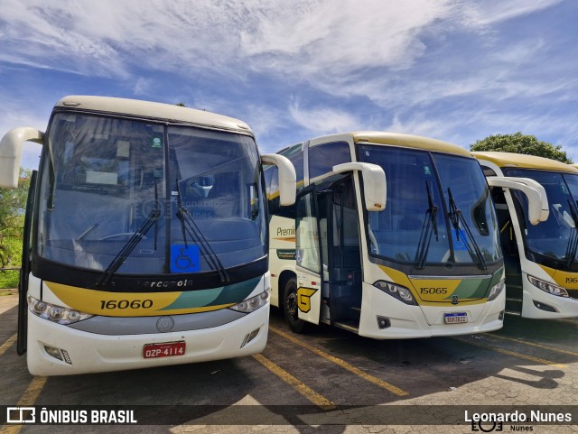 Empresa Gontijo de Transportes 16060 na cidade de Patos de Minas, Minas Gerais, Brasil, por Leonardo Nunes. Número da foto: #12864940.