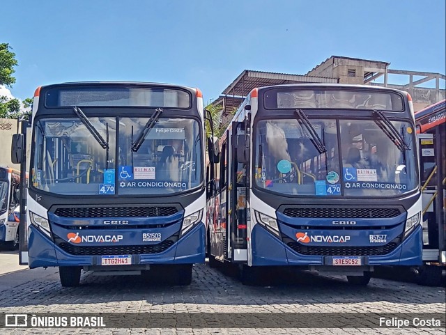 Viação Novacap B51503 na cidade de Rio de Janeiro, Rio de Janeiro, Brasil, por Felipe Costa. Número da foto: #12864278.