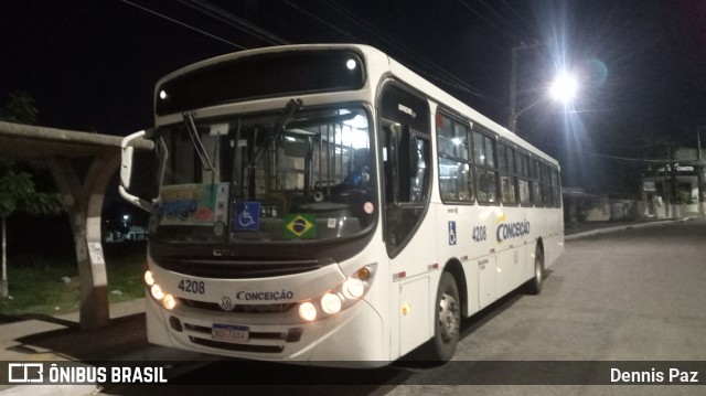 Empresa de Transportes Nossa Senhora da Conceição 4208 na cidade de Natal, Rio Grande do Norte, Brasil, por Dennis Paz. Número da foto: #12865641.