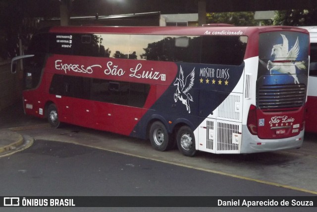 Expresso São Luiz 8000 na cidade de Ribeirão Preto, São Paulo, Brasil, por Daniel Aparecido de Souza. Número da foto: #12863745.