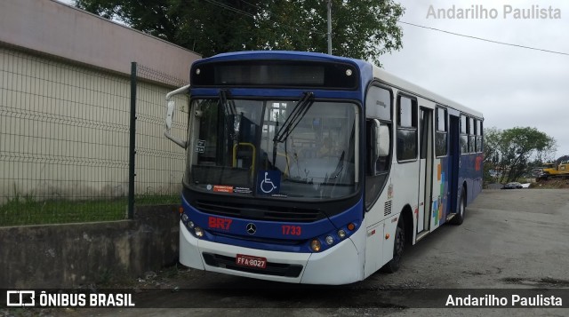 BR7 Mobilidade 1733 na cidade de São Bernardo do Campo, São Paulo, Brasil, por Andarilho Paulista. Número da foto: #12863908.