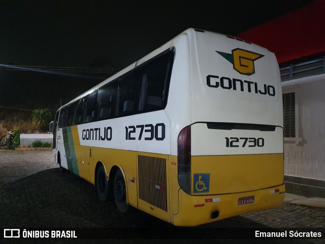 Empresa Gontijo de Transportes 12730 na cidade de João Monlevade, Minas Gerais, Brasil, por Emanuel Sócrates. Número da foto: #12865930.