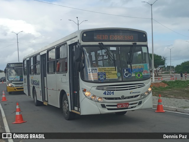 Empresa de Transportes Nossa Senhora da Conceição 4201 na cidade de Natal, Rio Grande do Norte, Brasil, por Dennis Paz. Número da foto: #12865632.