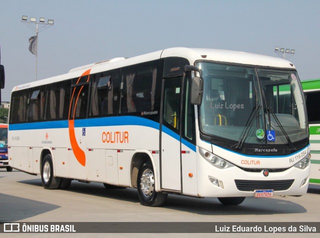 Colitur Transportes Rodoviários RJ 116.054 na cidade de Duque de Caxias, Rio de Janeiro, Brasil, por Luiz Eduardo Lopes da Silva. Número da foto: #12864763.