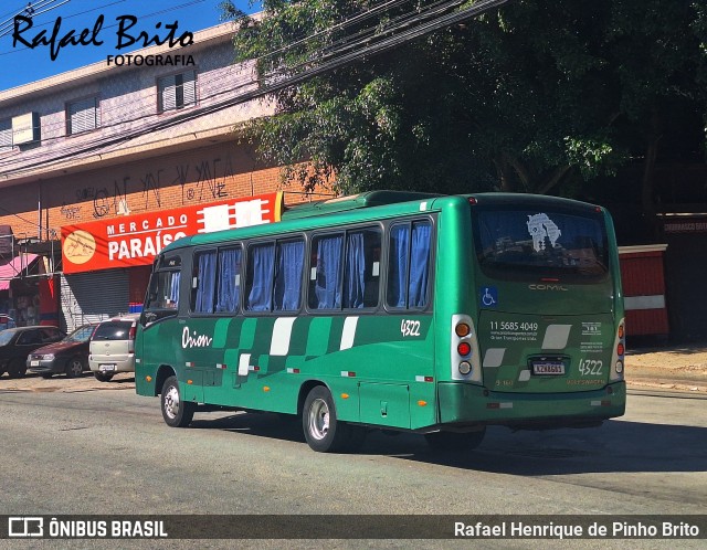 Turismo e Fretamento Orion Transportes 4322 na cidade de Cajamar, São Paulo, Brasil, por Rafael Henrique de Pinho Brito. Número da foto: #12865752.