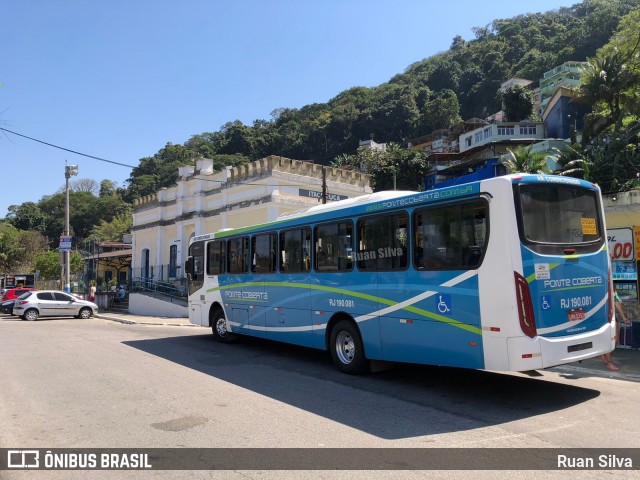 Viação Ponte Coberta RJ 190.081 na cidade de Mangaratiba, Rio de Janeiro, Brasil, por Ruan Silva. Número da foto: #12865252.