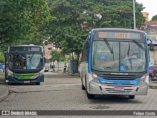 Viação Redentor C47867 na cidade de Rio de Janeiro, Rio de Janeiro, Brasil, por Felipe Costa. Número da foto: #12864294.