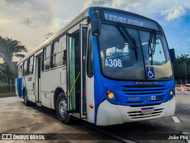 Viação São Pedro 0313007 na cidade de Manaus, Amazonas, Brasil, por João Pbs. Número da foto: #12863638.