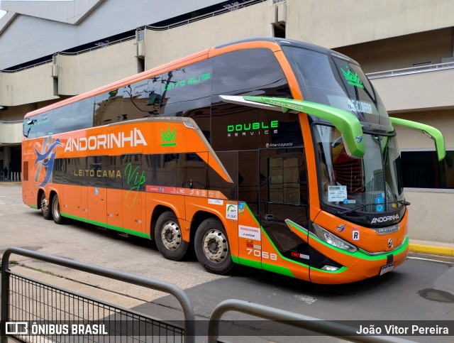 Empresa de Transportes Andorinha 7068 na cidade de São José do Rio Preto, São Paulo, Brasil, por João Vitor Pereira. Número da foto: #12865331.