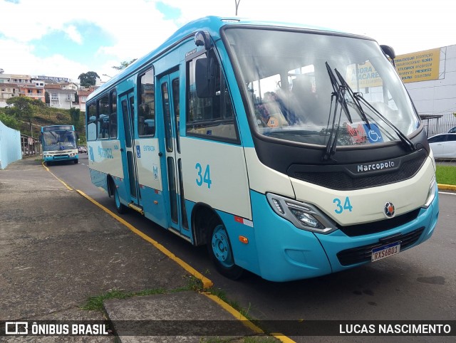 Transul – Transportes Urbanos Nossa Senhora dos Prazeres 34 na cidade de Lages, Santa Catarina, Brasil, por LUCAS NASCIMENTO. Número da foto: #12865542.